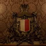 Uno scudo diviso in due parti uguali, l�una di colore bianco e l�altra di colore rosso: sono questi i colori-simbolo di Bari, impressi sullo stemma cittadino. Emblema quest�ultimo impreziosito in alto da una corona di mura merlate con cinque torri, accompagnata da un ramo di alloro a destra e uno di quercia a sinistra entrambi annodati in basso con un nastro
